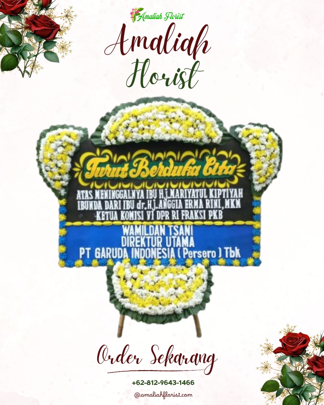 Papan Bunga Duka Bungo